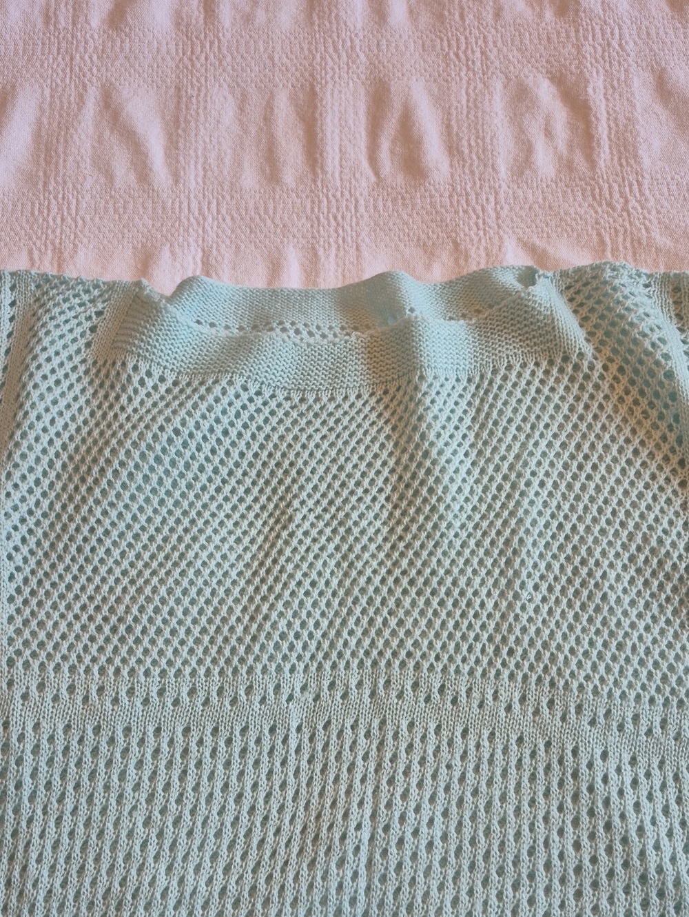 The Paper Store women's One Size open knit sweater vest side buttons NEW - Picture 2 of 5